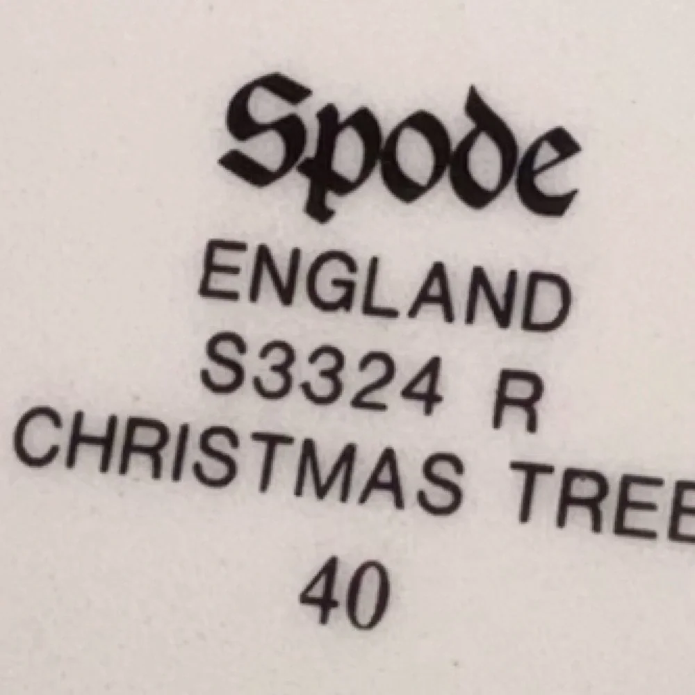 Spode Christmas Tree Serving Plate - Picture 4 of 9